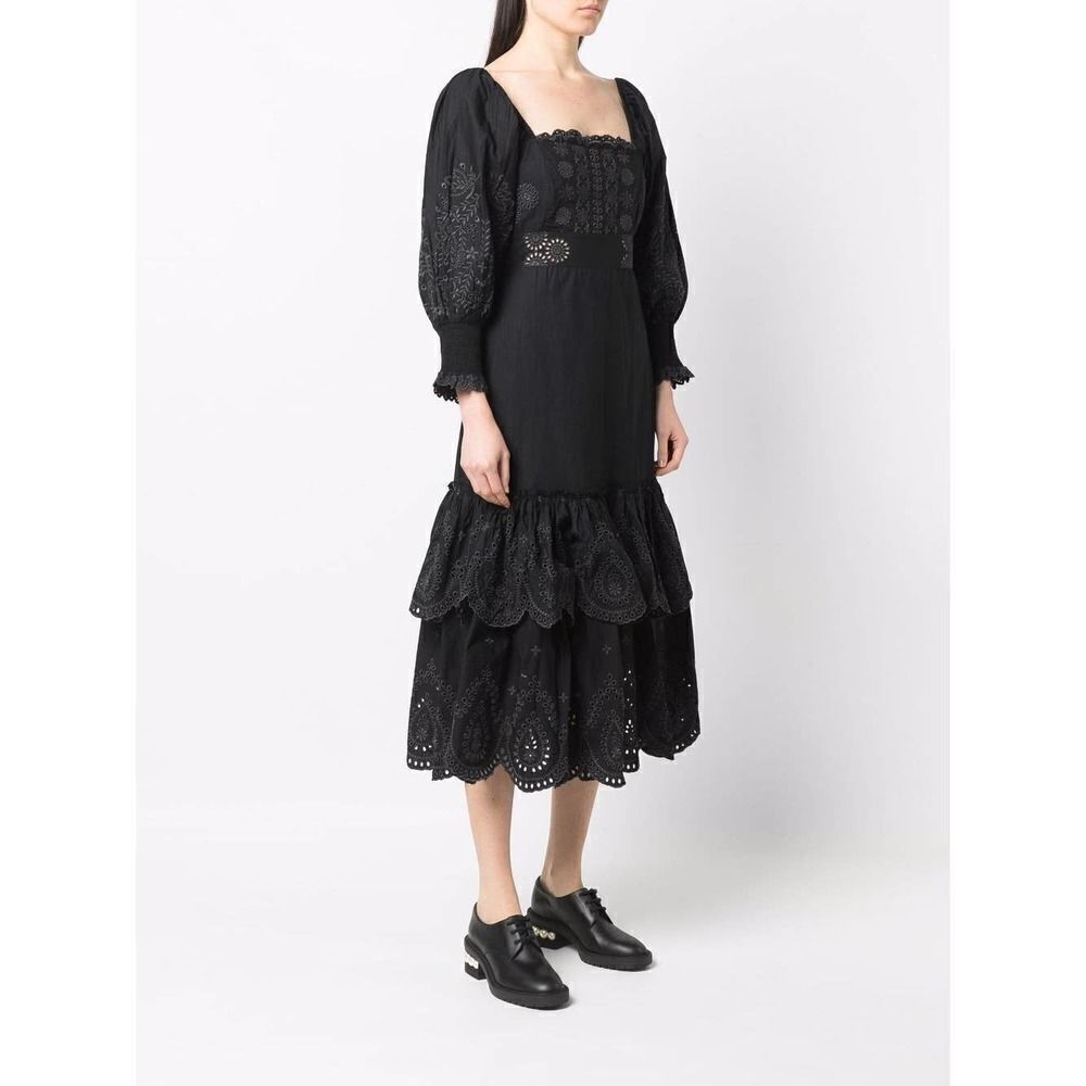 Love Shack Fancy Toulon Dress black US4 - Picture 4 of 11